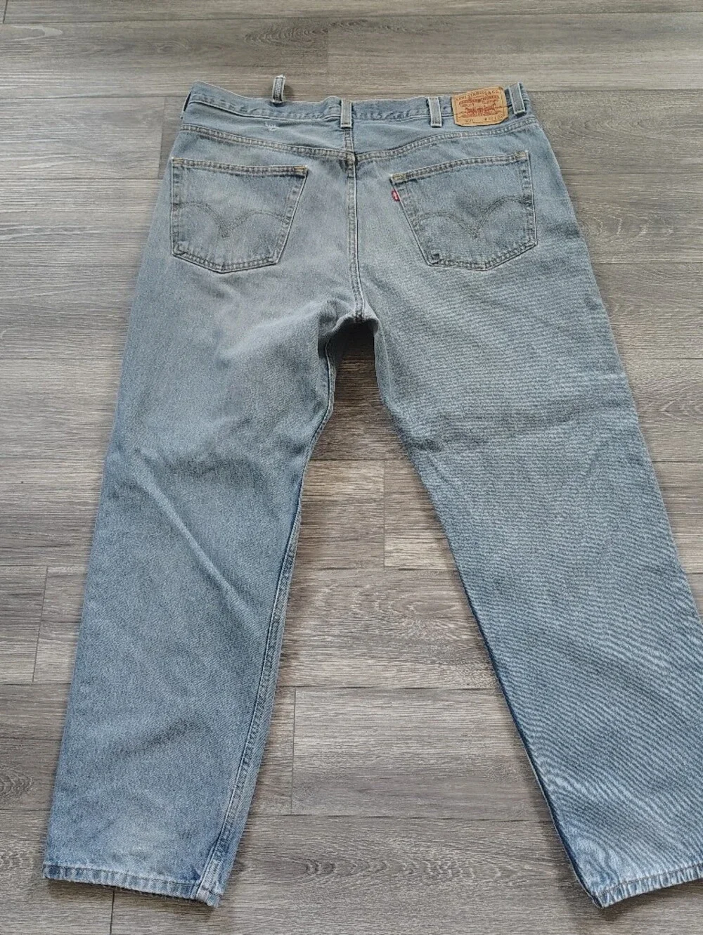 Levi's Light Blue Relaxed Fit Jeans - 550 Men's 42 X 32